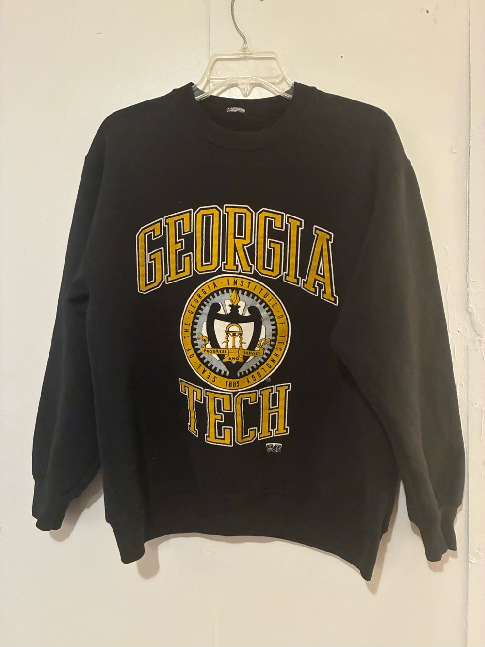 Georgia Tech Black & Gold Crewneck Sweatshirt